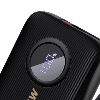 DUDAO Powerbank 10000mAh with USB-C / Lightning cables, black – image 2