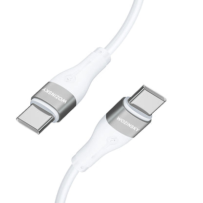 WOZINSKY Durable flexible cable USB-C - USB-C PD 65W 1m white – image 12