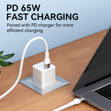 WOZINSKY Durable flexible cable USB-C - USB-C PD 65W 1m white – image 18