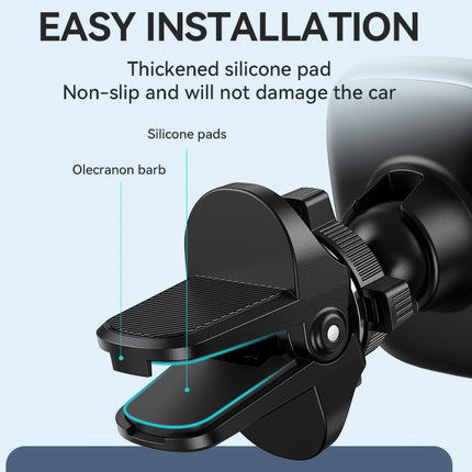 WOZINSKY Magnetic phone holder for car air vent, black – image 7