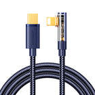 JOYROOM Angled cable for iPhone USB-C - Lightning 20W 480 Mbps 1.2m blue