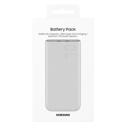 SAMSUNG Original FastCharge 2x USB-C 25W 10000mAh power bank, beige – image 5