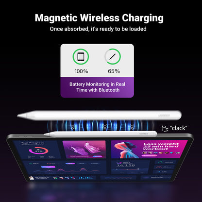 UGREEN Stylus for iPad tablets with wireless charging, white – image 2