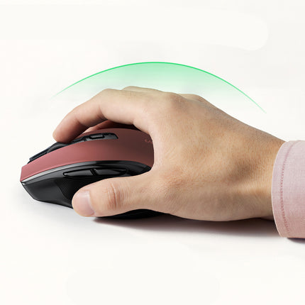 UGREEN Precise wireless USB mouse 2.4GHz Bluetooth 5.0 optical 4000 DPI red – image 4