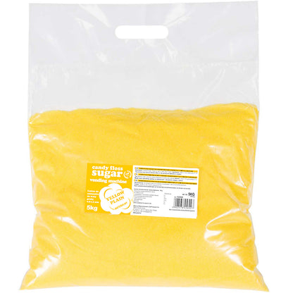 GSG24 Sugar for the cotton candy machine, granulation 0.8-1.2mm, natural flavor YELLOW 5kg – image 2