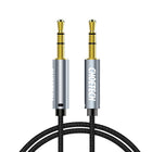 CHOETECH AUX audio cable for speaker 2x mini jack 3.5mm male 1.2m - black