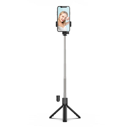 HURTEL Telescopic selfie stick with remote control, tripod stand for phone 0.7m - black – image 4
