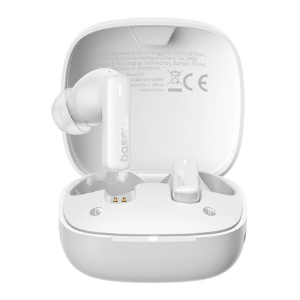 BASEUS Bowie E19 TWS in-ear USB-C wireless headphones - white