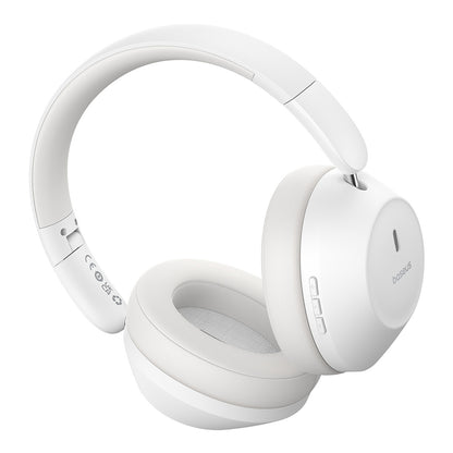 BASEUS Bass 30 Max Bluetooth 5.3 wireless on-ear headphones - white – image 5