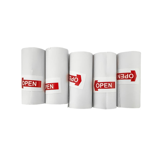 Thermal printer roll paper with camera HURC10 57mmx5m SET 5pcs. - white
