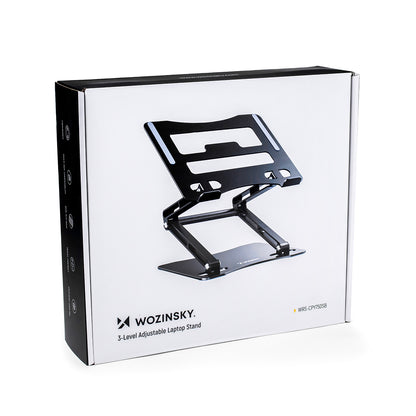WOZINSKY SET Aluminum laptop stand + smartphone stand - black – image 3