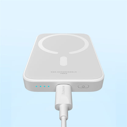 BASEUS Powerbank 6000mAh Magnetic Mini Air 20W with USB-C cable - white – image 9