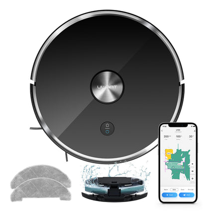 UWANT Robotic vacuum cleaner with mop function + U100 Lite charging station - gray – image 7