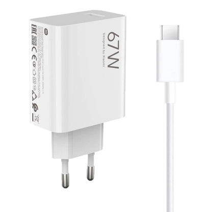 XIAOMI Xiaomi 67W 6.2A USB-A wall charger with USB-C cable - white – image 5