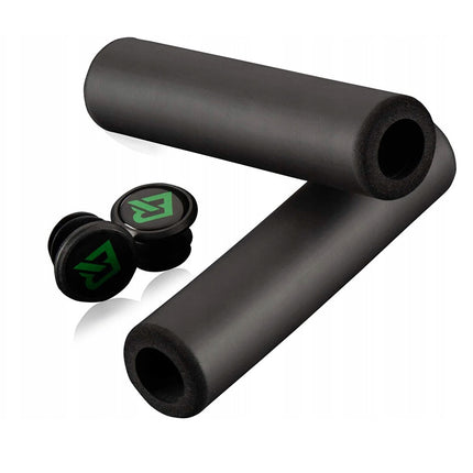 ROCKBROS Grips, bicycle handles made of silicone foam, diameter 22mm - black – image 3