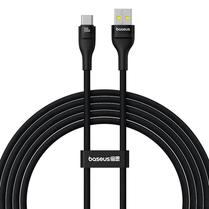 BASEUS Flash cable 2 USB-A - USB-C 100W 2m - black