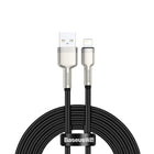 BASEUS Cafule Series Metal Data USB-A - iPhone Lightning 2.4A cable 1m - black