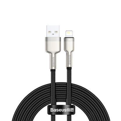 BASEUS Cafule Series Metal Data USB-A - iPhone Lightning 2.4A cable 1m - black