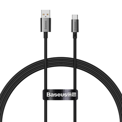 BASEUS Superior Series USB-A - USB-C cable 100W 1m - black