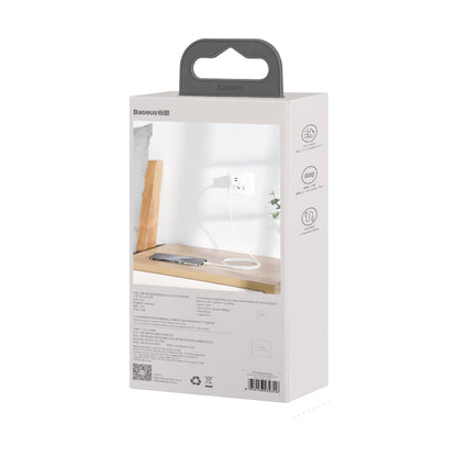 BASEUS 2x Simple Wisdom iPhone Lightning cable - USB-C 20W 1.5 m - white – image 9