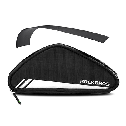 ROCKBROS Bicycle bag for tools, pump mounted on the frame, 0.7l - black – image 3