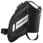 ROCKBROS Bicycle bag under the saddle with a pocket for a 1.5l water bottle - black