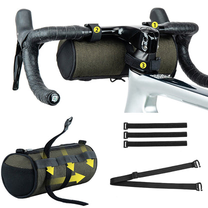 ROCKBROS Bicycle bag attached to the handlebar and saddle frame, 2l - green – image 3