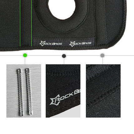 ROCKBROS Knee pad, sports protector for the knee, patella and knee joint, size M - black – image 9