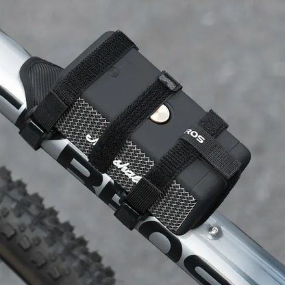 ROCKBROS Bicycle holder with Velcro for attaching to the handlebar frame for a speaker, water bottle, etc. - black – image 8