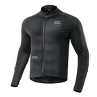 ROCKBROS Warm autumn/winter cycling jersey with long sleeves M - black