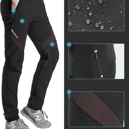 ROCKBROS Patrol windproof sports trousers, cycling, trekking, size XL - black – image 5