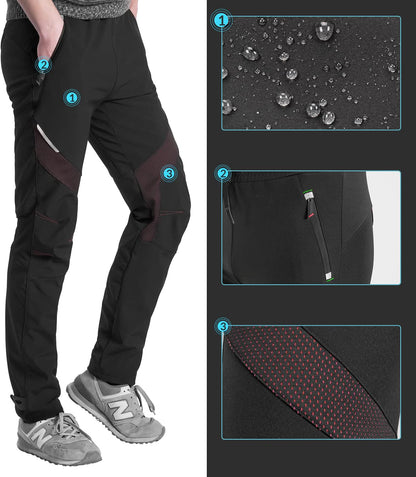 ROCKBROS Patrol windproof sports trousers, cycling, trekking, size XL - black – image 5
