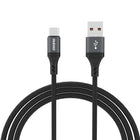 DUDAO Braided cable L3ST USB-A - USB-C 5A 1.2m - black