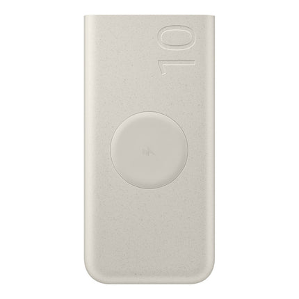 SAMSUNG Samsung 10000mAh induction power bank 2x USB-C 25W SFC - beige
