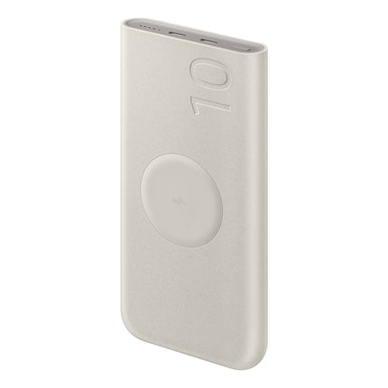 SAMSUNG Samsung 10000mAh induction power bank 2x USB-C 25W SFC - beige – image 2
