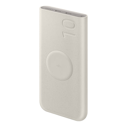 SAMSUNG Samsung 10000mAh induction power bank 2x USB-C 25W SFC - beige – image 2