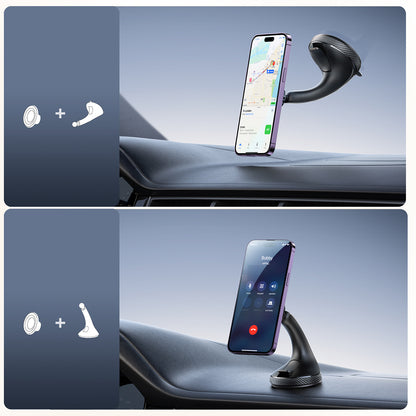 JOYROOM Magnetic car phone holder for cockpit window - black – image 8