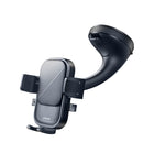 JOYROOM Clamping car phone holder mounted on the windshield - black