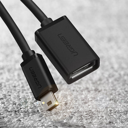 UGREEN Mini USB-B (male) - USB-A (female) OTG adapter 10 cm - gray – image 7