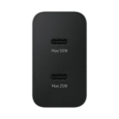 SAMSUNG Samsung Power Adapter Duo 2x USB-C 50W wall charger - black – image 3