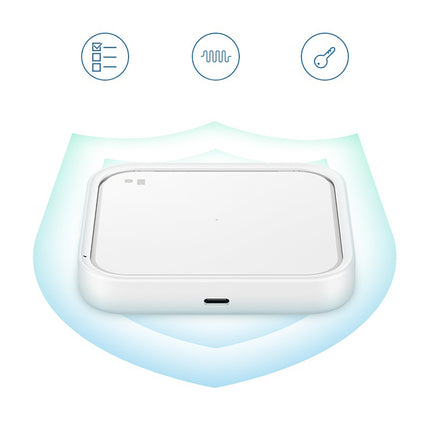 SAMSUNG Samsung Wireless Charger Pad 15W inductive charger + wall charger and USB-C cable - white – image 11