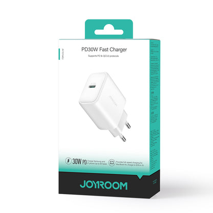 JOYROOM USB-C PD 30W QC SFC wall charger - white – image 8