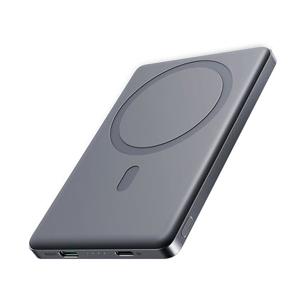 JOYROOM Powerbank 5000mAh USB-C 20W PD and 15W inductive charging - gray