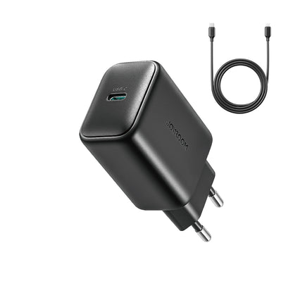 JOYROOM USB-C 25W SFC PPS PD wall charger + 1m USB-C cable - black
