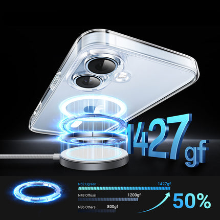 UGREEN Classy Clear Magnetic case for iPhone 16 Plus - transparent – image 3