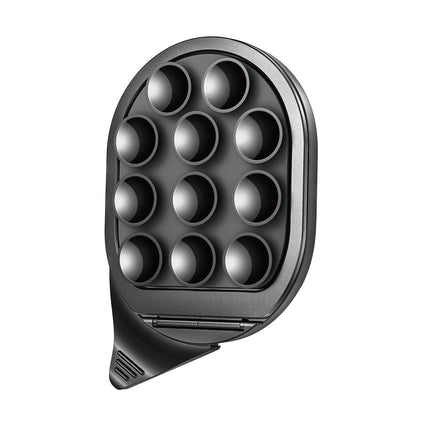 JOYROOM Magnetic smartphone holder with suction cups for mirror glass - black