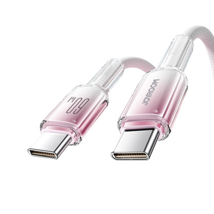 JOYROOM Crystal-Clear Series 60W USB-C - USB-C cable 1.2m - white – image 2