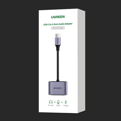UGREEN USB-C - USB-C + 3.5mm mini jack audio adapter - gray – image 5