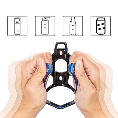 ROCKBROS Bicycle bottle holder - black and blue – image 3