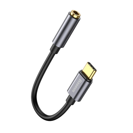 BASEUS USB-C headphone adapter - mini jack 3.5mm DAC 24 bit 48KHz - gray – image 2